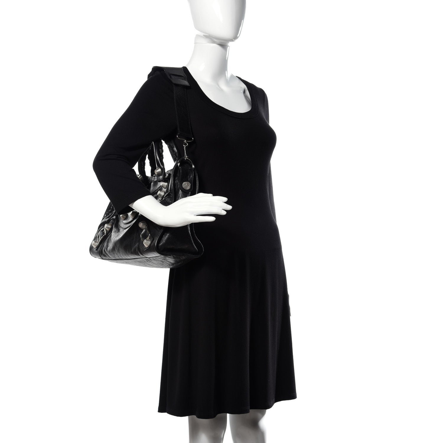 Balenciaga Agneau Giant 21 Silver Hardware City Black 2 of 17