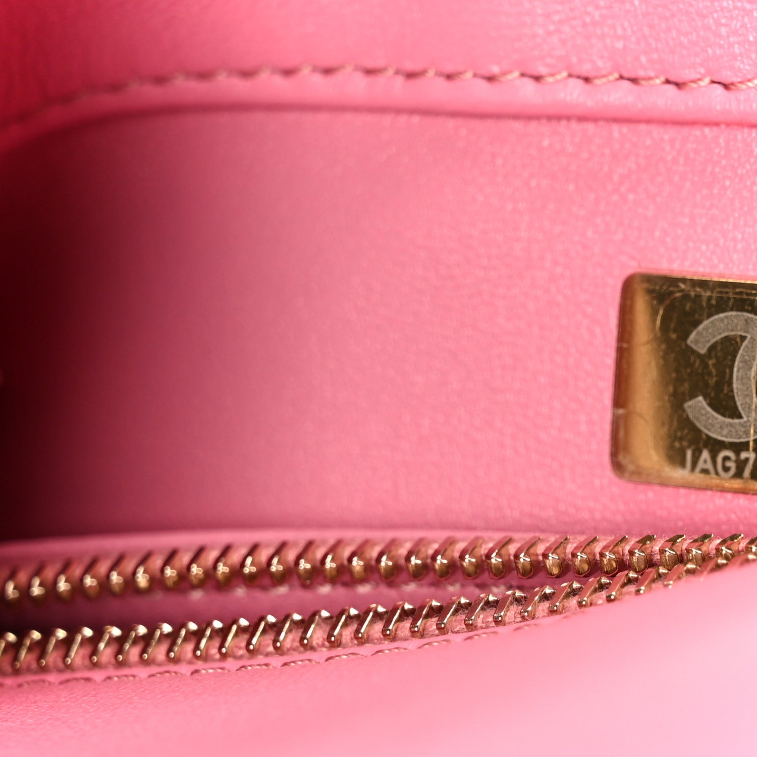 Chanel Sequin Small Single Flap Pink Green Multicolor 8 of 11
