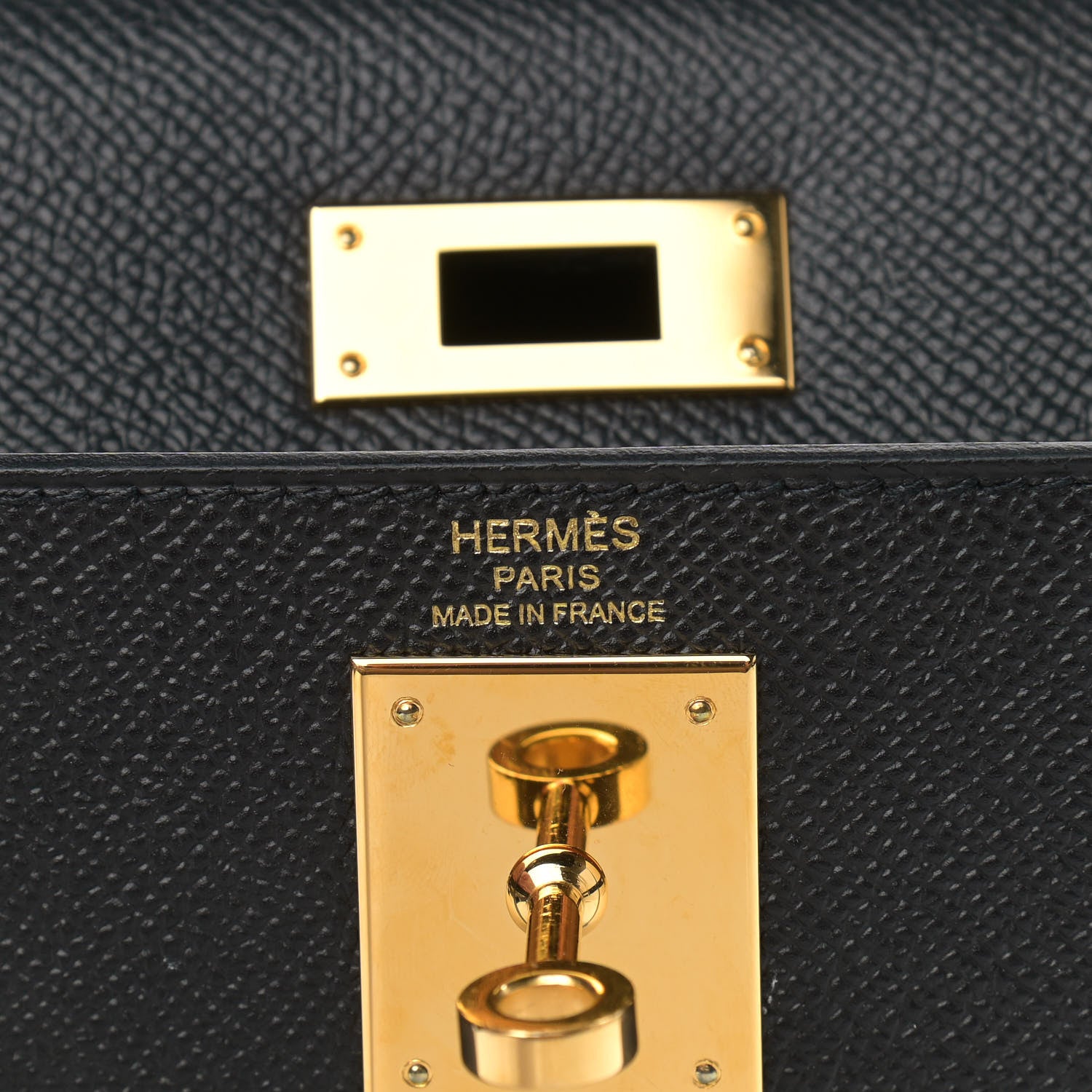 Hermes Epsom Kelly Sellier 28 Black 6 of 14