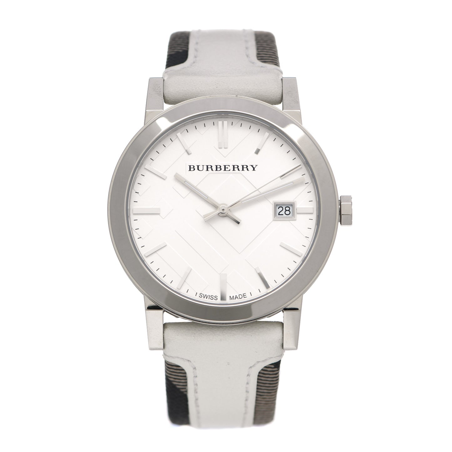 Stainless Steel Calfskin 39mm Quartz Watch BU9019