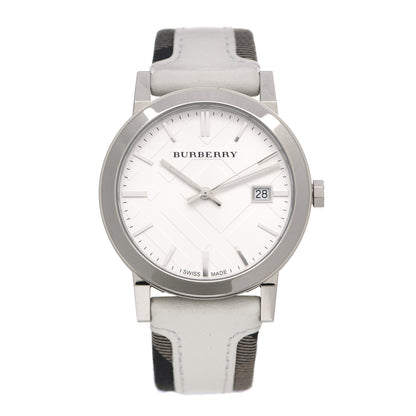 Burberry Stainless Steel Calfskin 39mm Quartz Watch BU9019 1 of 5