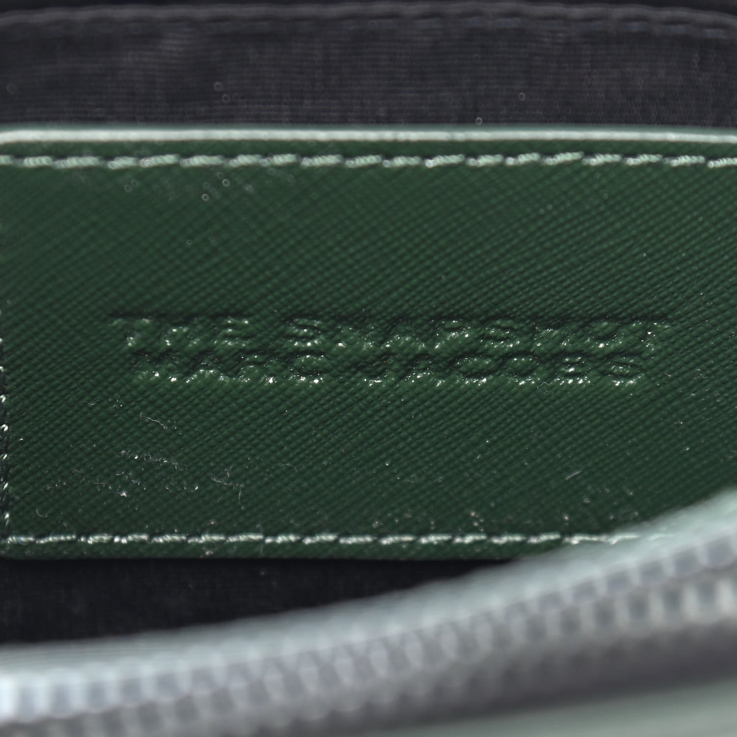 Saffiano Small Snapshot Camera Bag Olive Green