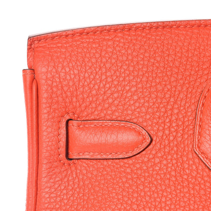 Hermes Togo Birkin 30 Capucine 8 of 35