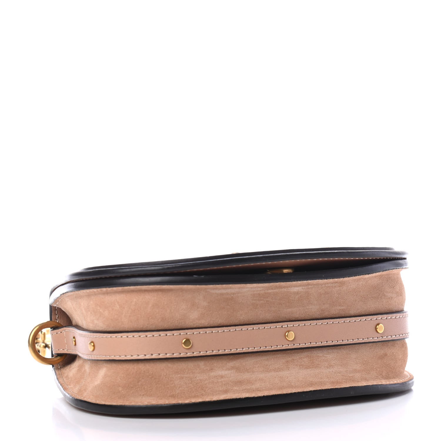 Chloe Calfskin Suede Small Nile Bracelet Bag Biscotti Beige 2 of 4