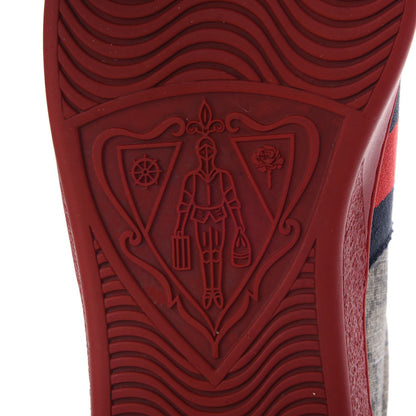 Gucci GG Supreme Monogram Ayers Web Mens New Ace Sneakers 8 Beige Red 9 of 14
