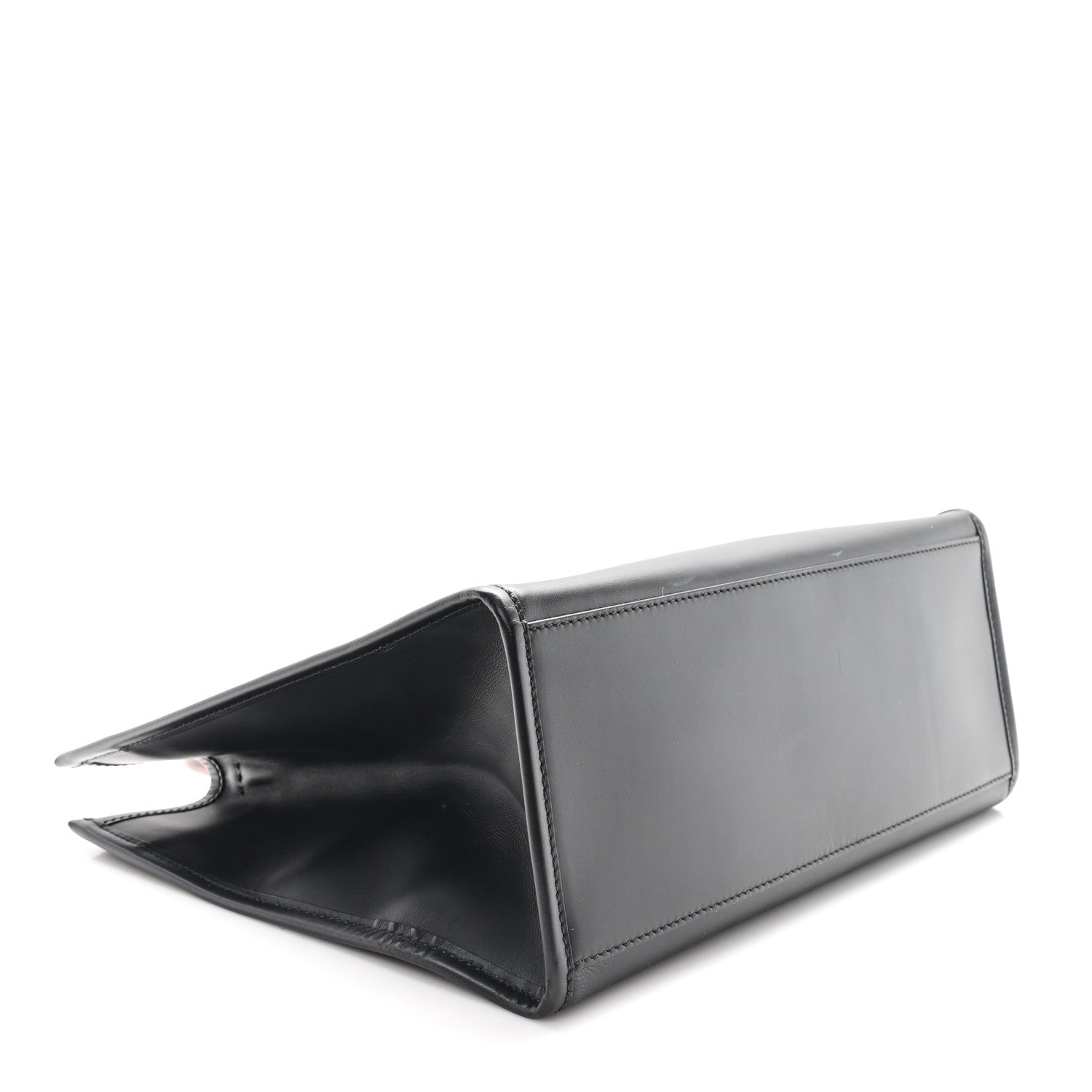 Fendi Vitello King Plexiglass Medium Fendi Sunshine Shopper Tote Black 4 of 11