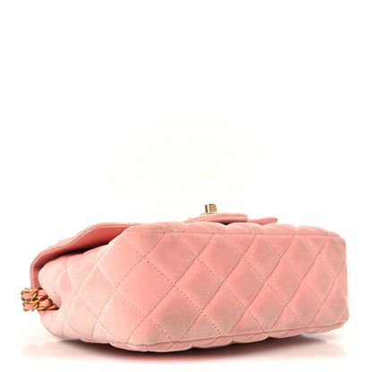 Chanel Velvet Enamel Mini Flap Light Pink 4 of 11