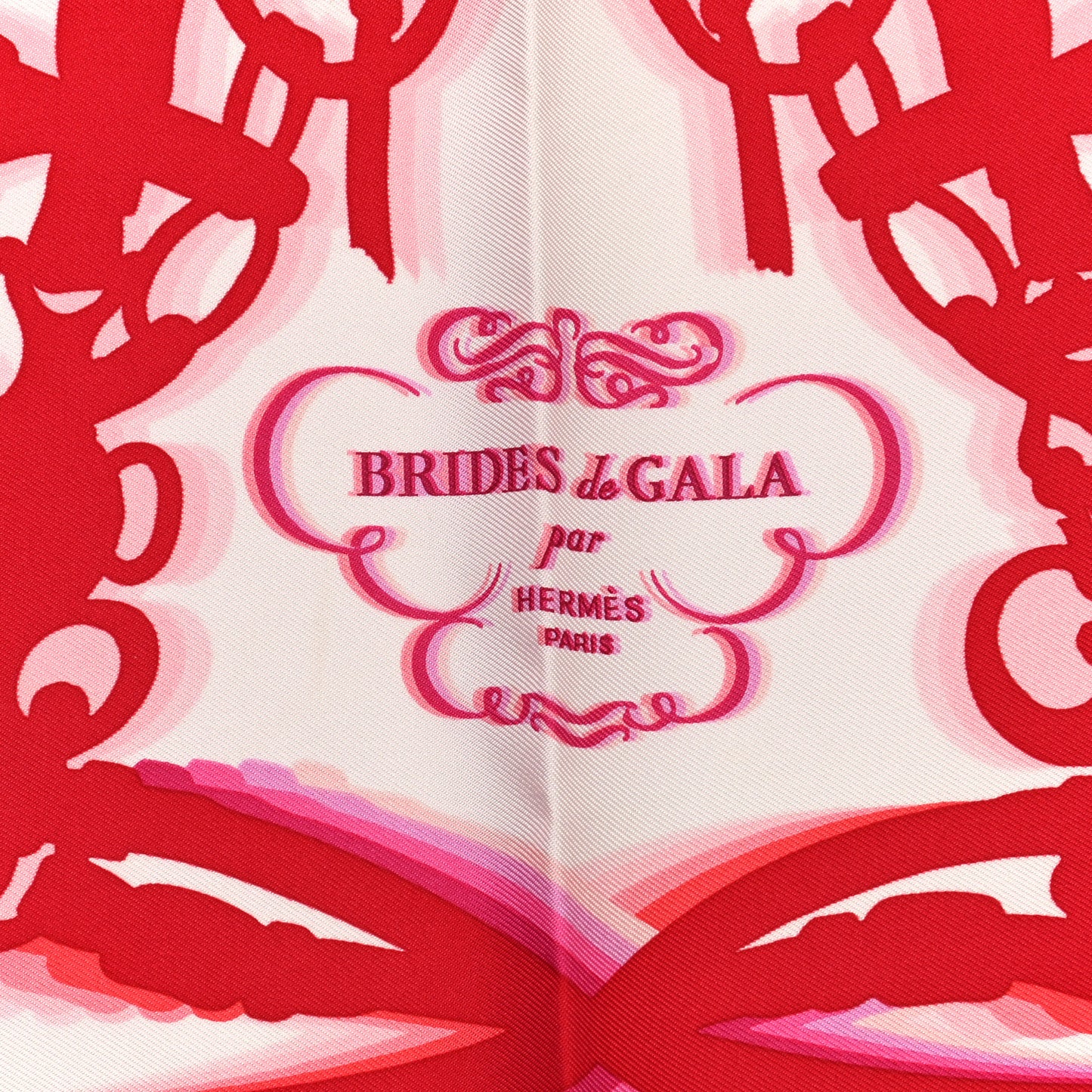 Silk Brides De Gala Shadow Pocket Square White Rouge Rose Vif