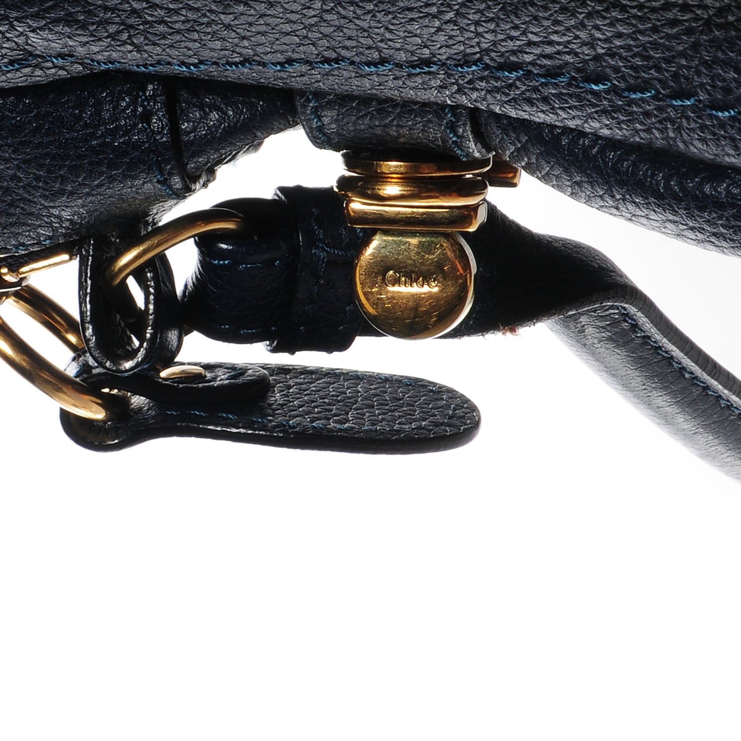 Chloe Calfskin Large Paraty Midnight Blue 3 of 11