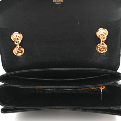 Celine Shiny Calfskin Medium C Bag Black 5 of 14