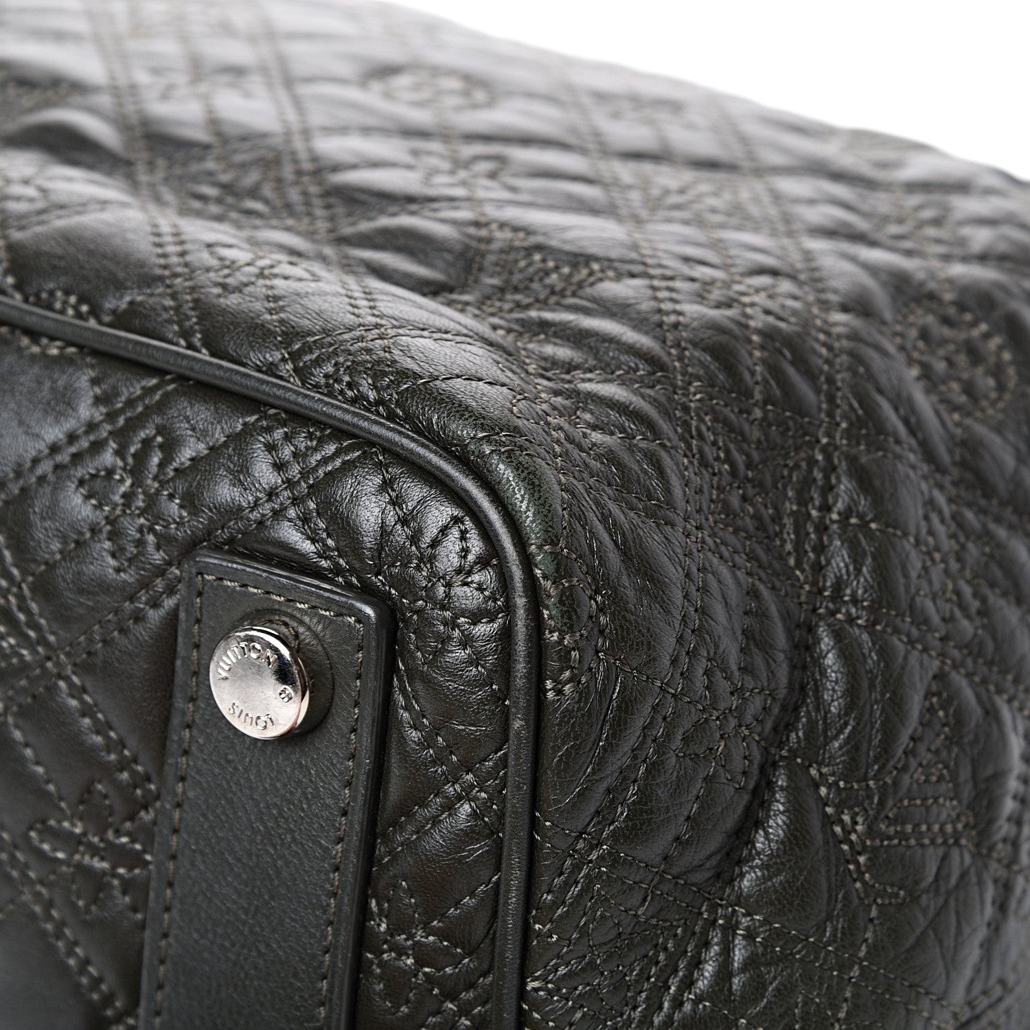Louis Vuitton Monogram Lambskin Antheia Lilia PM Vert Bronze 10 of 11