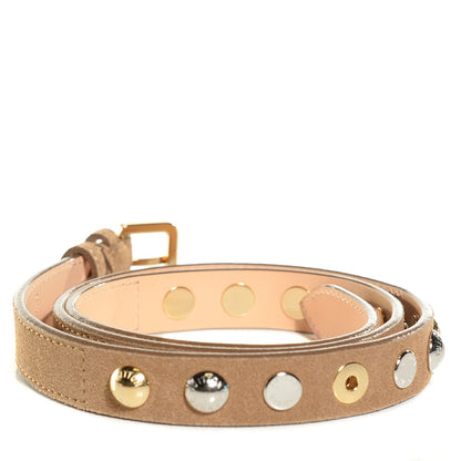 Louis Vuitton Suede Pepite Belt 85 34 3 of 9