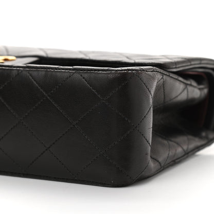 Chanel Lambskin Quilted Medium Double Flap Black 12 of 12