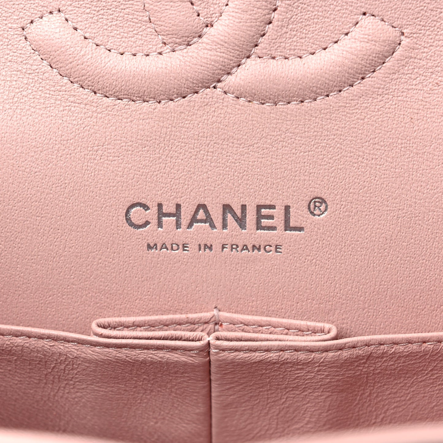 Lambskin Quilted Tri-Color Medium Double Flap Green Pink