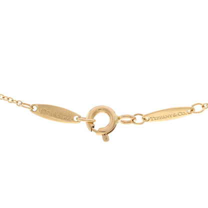 Tiffany 18K Yellow Gold Diamond .05ct Elsa Peretti Diamonds by the Yard Pendant Necklace 4 of 5