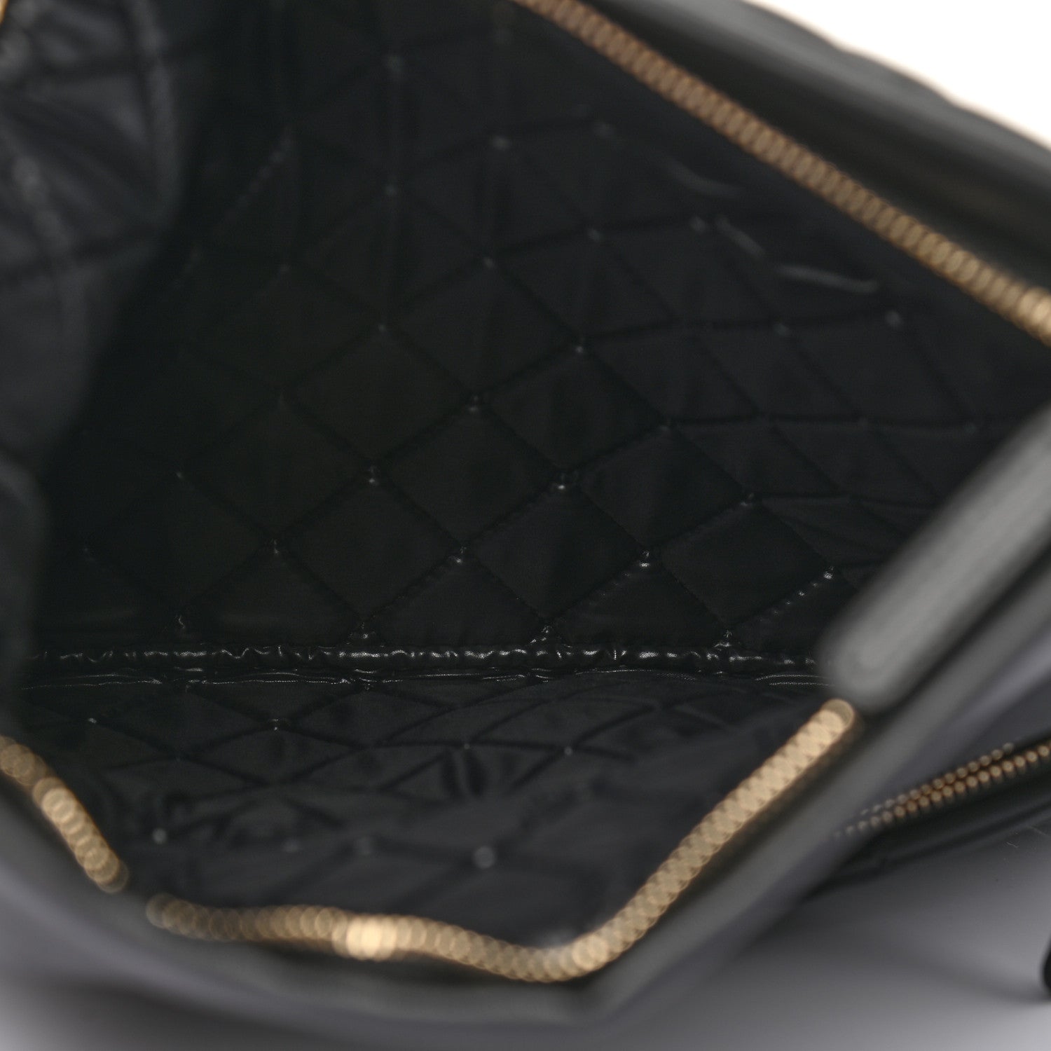 Chanel Lambskin Quilted Beauty CC Boy Clutch Black 8 of 9