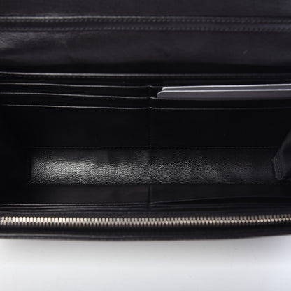 Christian Dior Grained Calfskin Diorama Croisiere Chain Wallet Black 6 of 11