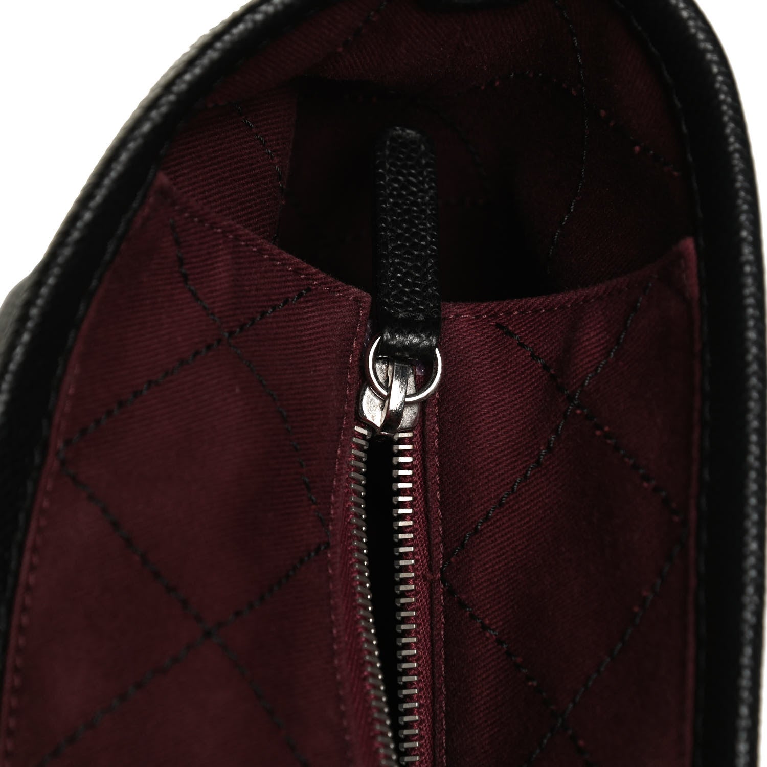 Chanel Grained Calfskin Quilted Small Daily Shopping Tote Black 16 of 17