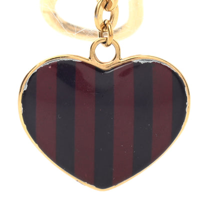 Louis Vuitton Rayures Coeur Bag Charm Key Holder Amarante 3 of 4