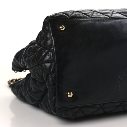 Chanel Calfskin Quilted Small Chain Me Tote Black 8 of 10