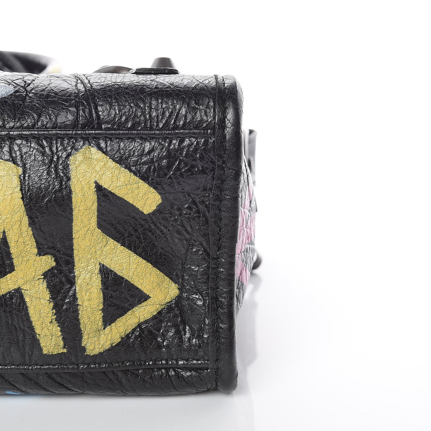 Agneau Graffiti All Over Classic Hardware S City Black Multicolor