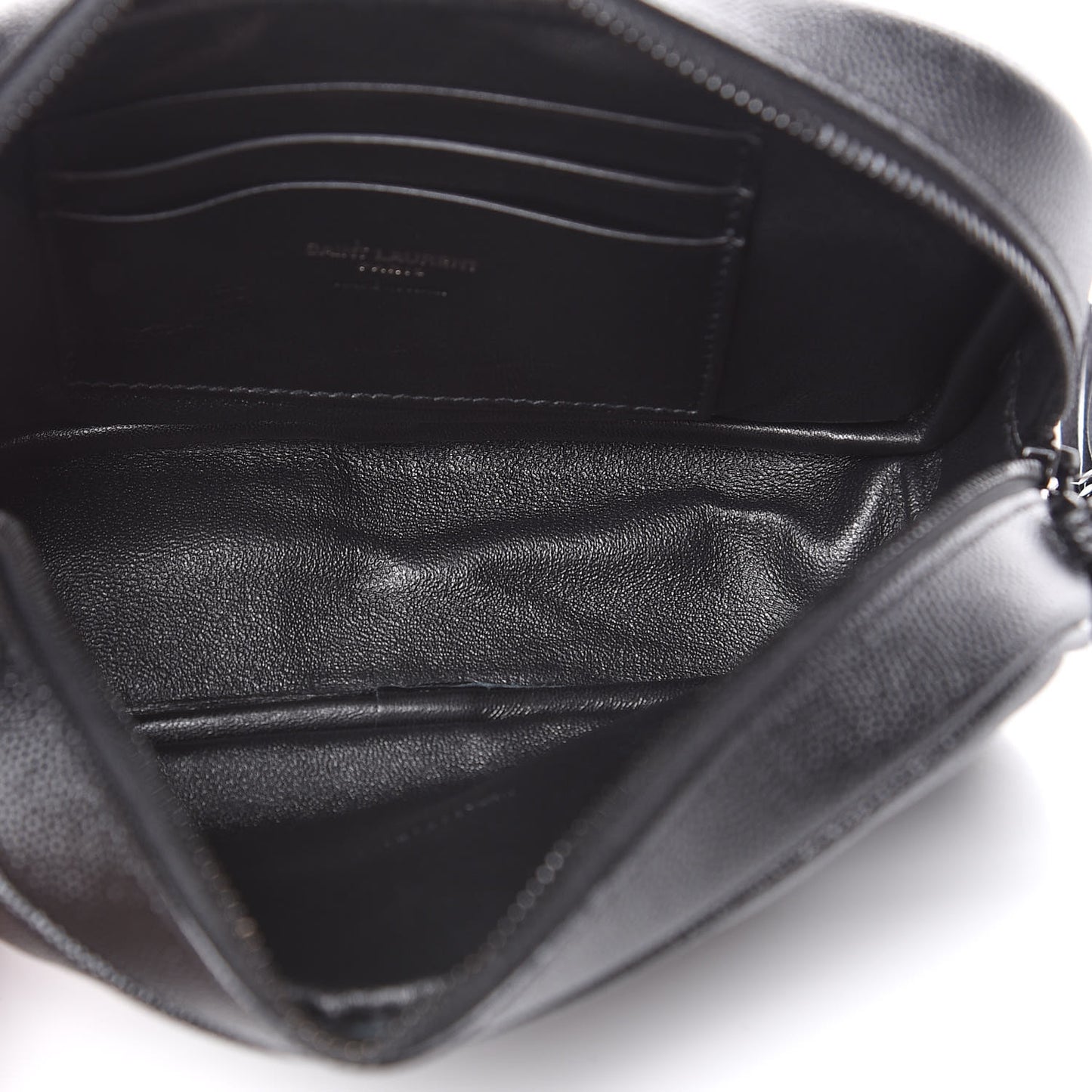 Grain De Poudre Matelasse Monogram Mini Lou Camera Bag Black