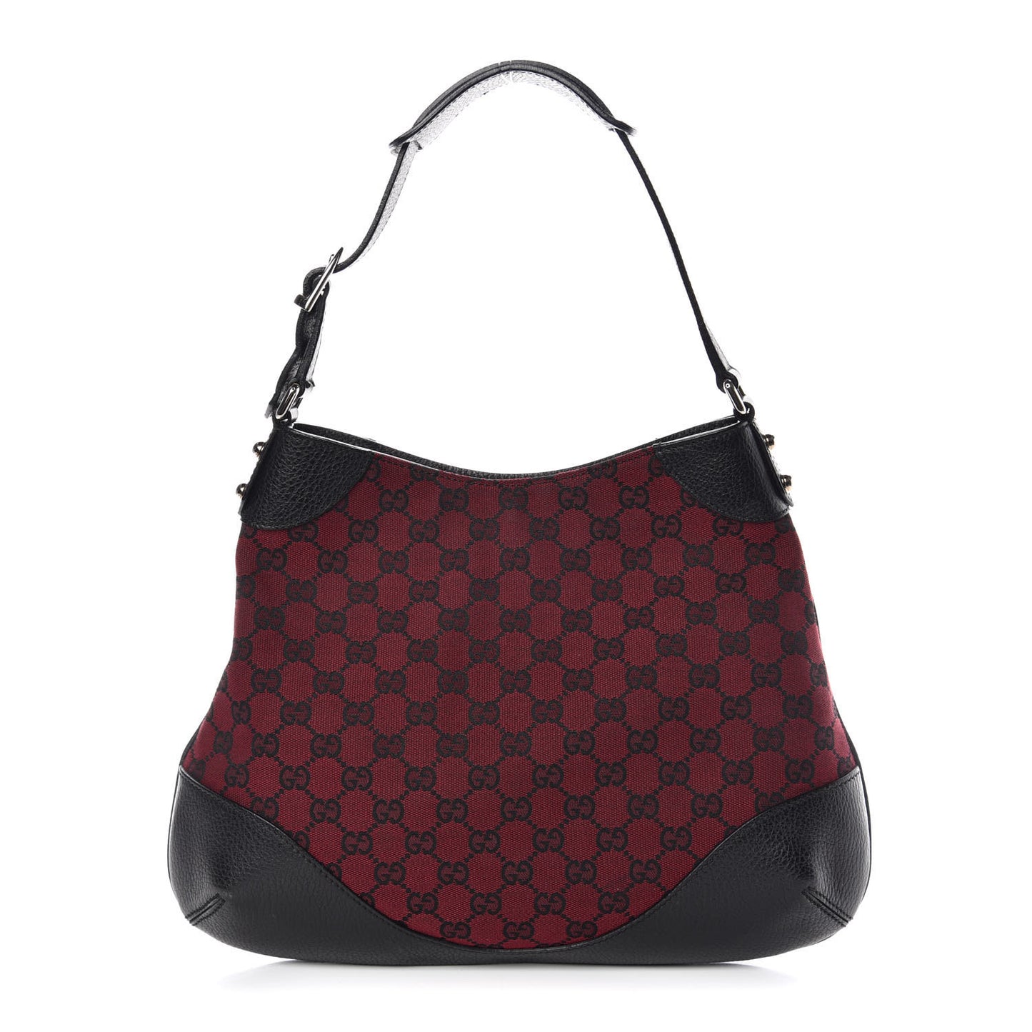 Denim Monogram Hobo Red