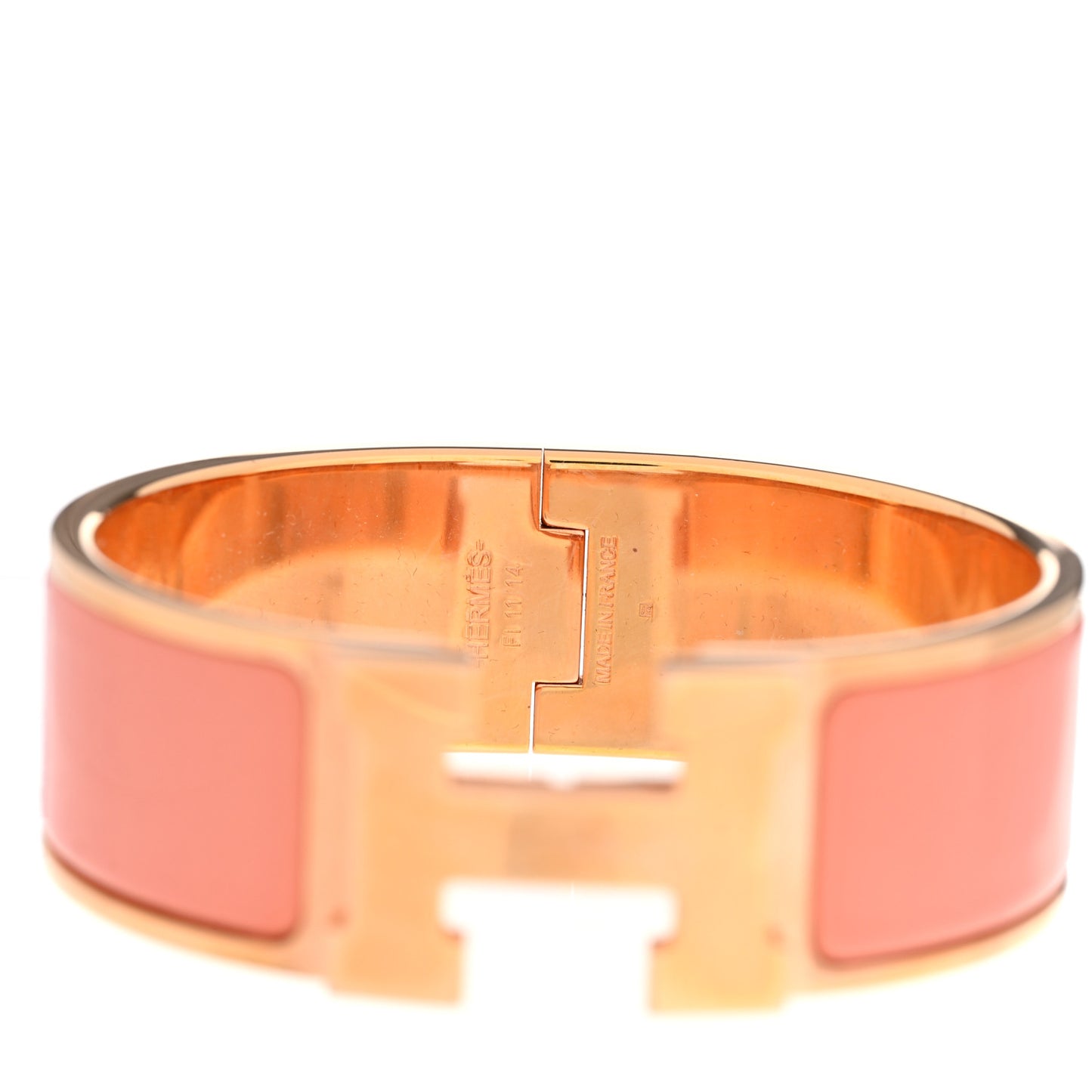 Enamel Wide Clic Clac H Bracelet PM Mango