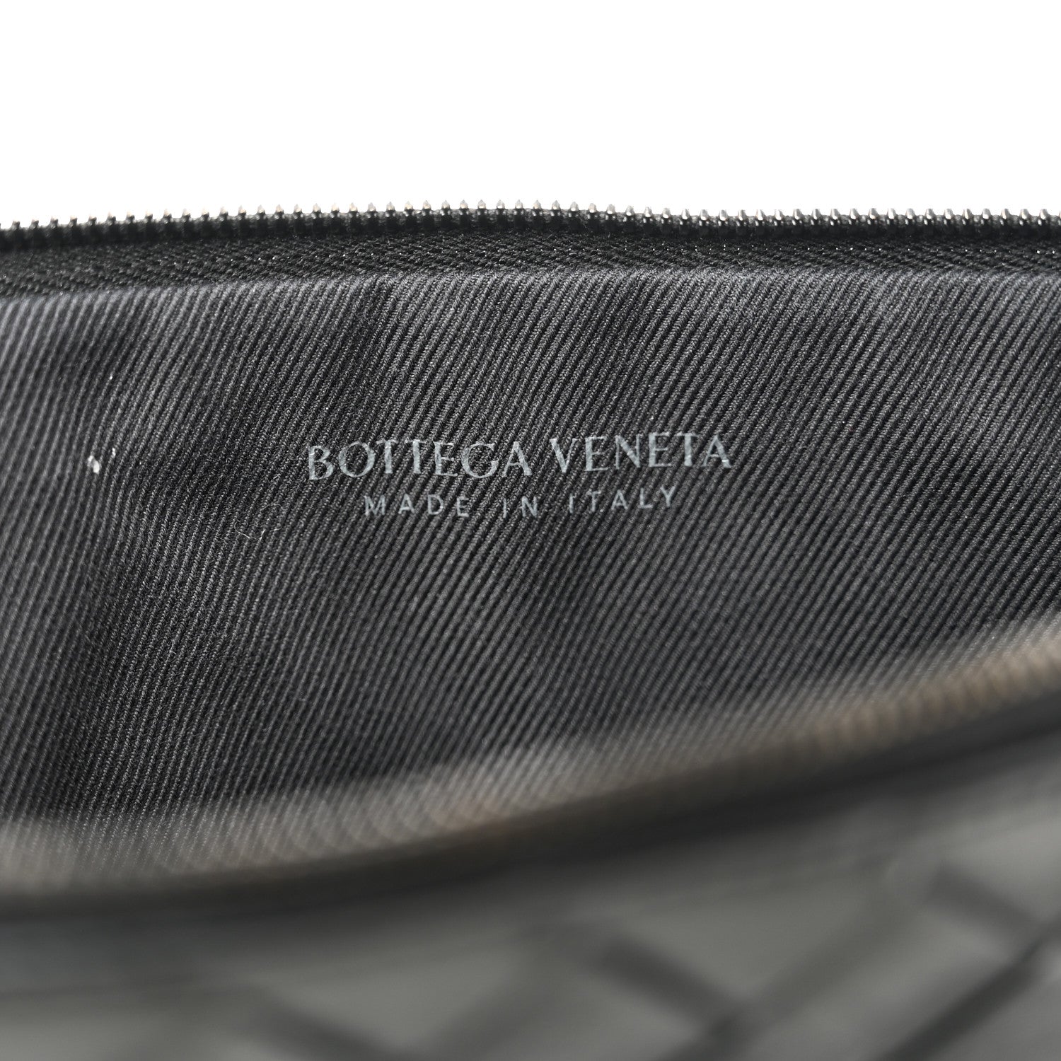 Bottega Veneta Nappa Intrecciato Flat Zip Pouch Black 6 of 9
