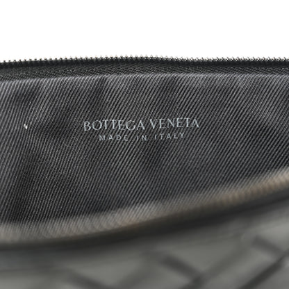 Bottega Veneta Nappa Intrecciato Flat Zip Pouch Black 6 of 9