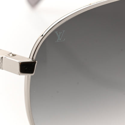 Louis Vuitton Metal Attitude Pilote Sunglasses Z0340U Azur 7 of 8
