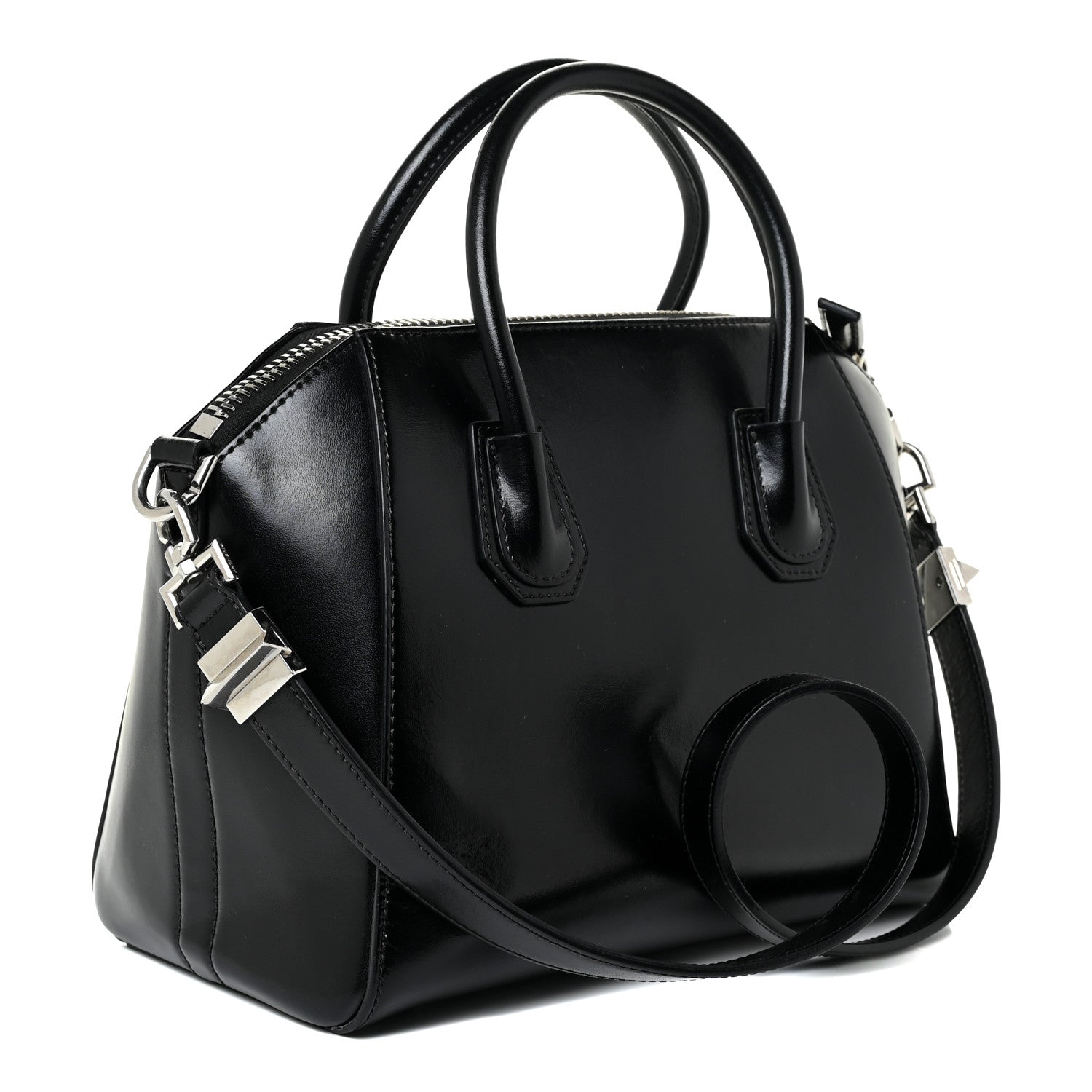 Givenchy Shiny Lord Calfskin Small Antigona Black 3 of 21