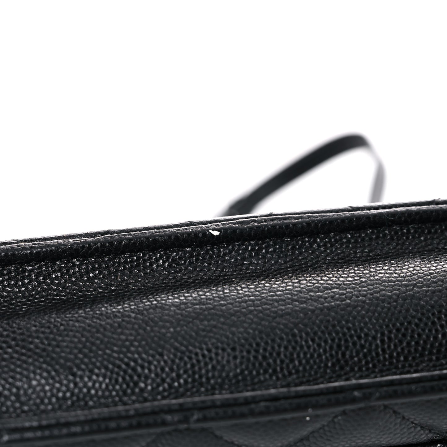 Caviar Quilted My Everything Wallet On Chain WOC Black
