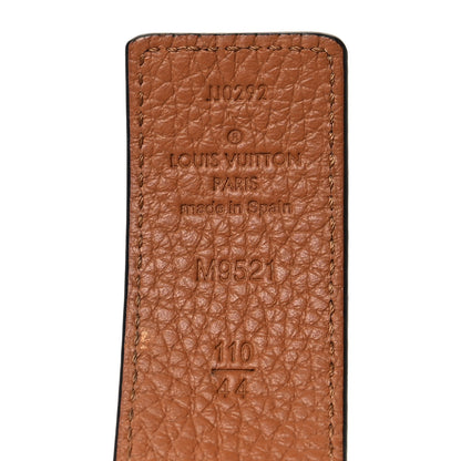 Louis Vuitton Taurillon Calfskin 30mm LV Initiales Reversible Belt 110 44 Black 5 of 5