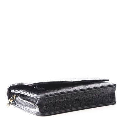Chanel Caviar Quilted Wallet On Chain WOC Black 3 of 12