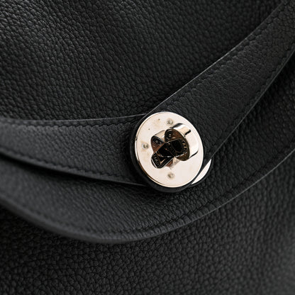 Hermes Taurillon Clemence Lindy 30 Black 12 of 12