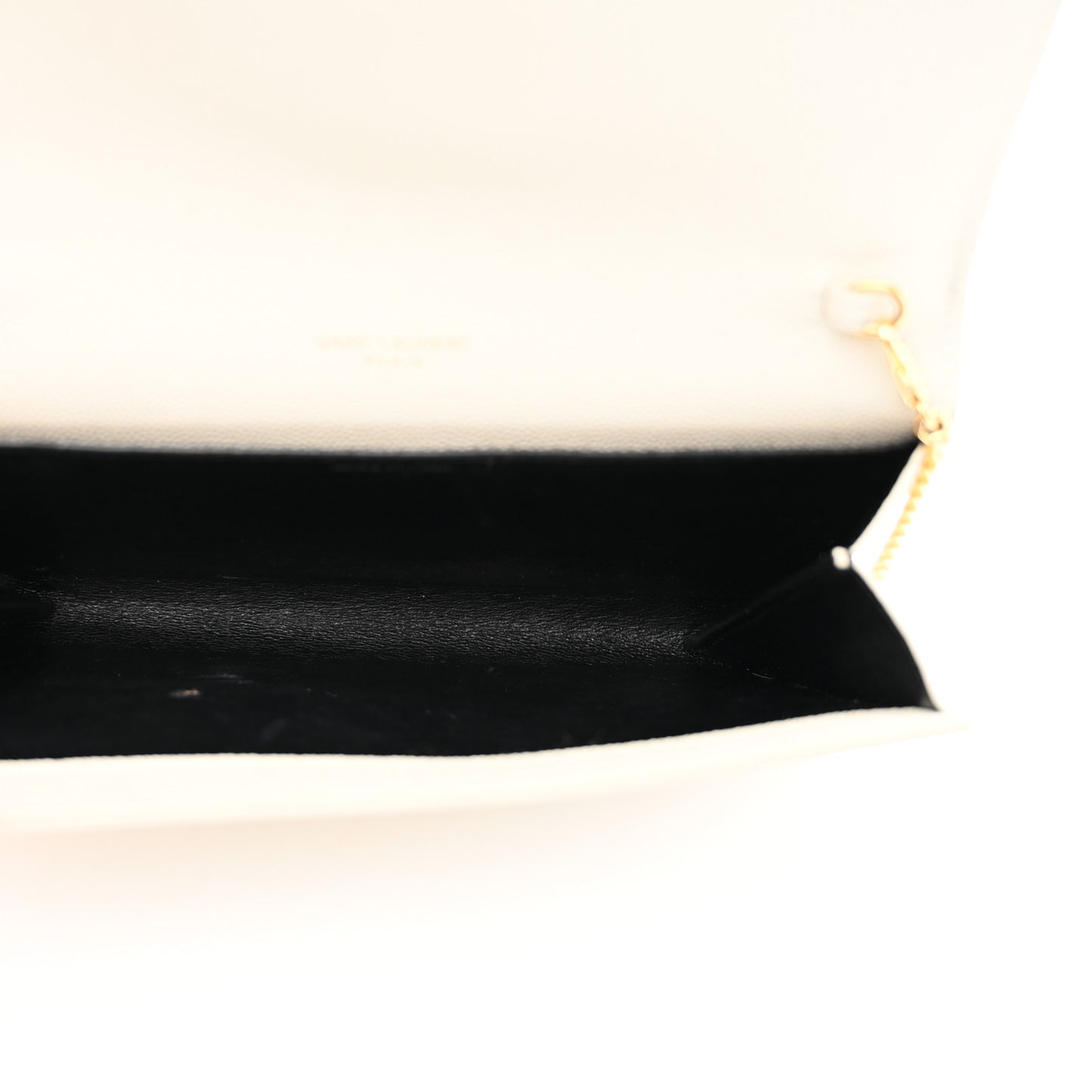 Grain De Poudre Monogram Uptown Chain Wallet Crema Soft