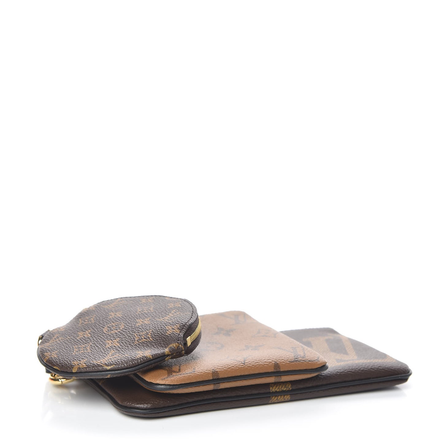Reverse Monogram Giant Trio Pouch