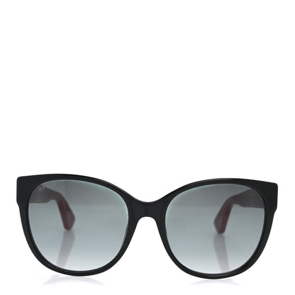 Gucci Cat Eye GG Sunglasses GG0097S Black Red 2 of 8