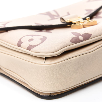 Louis Vuitton Empreinte Monogram Giant Pochette Metis Creme Bois De Rose 6 of 10