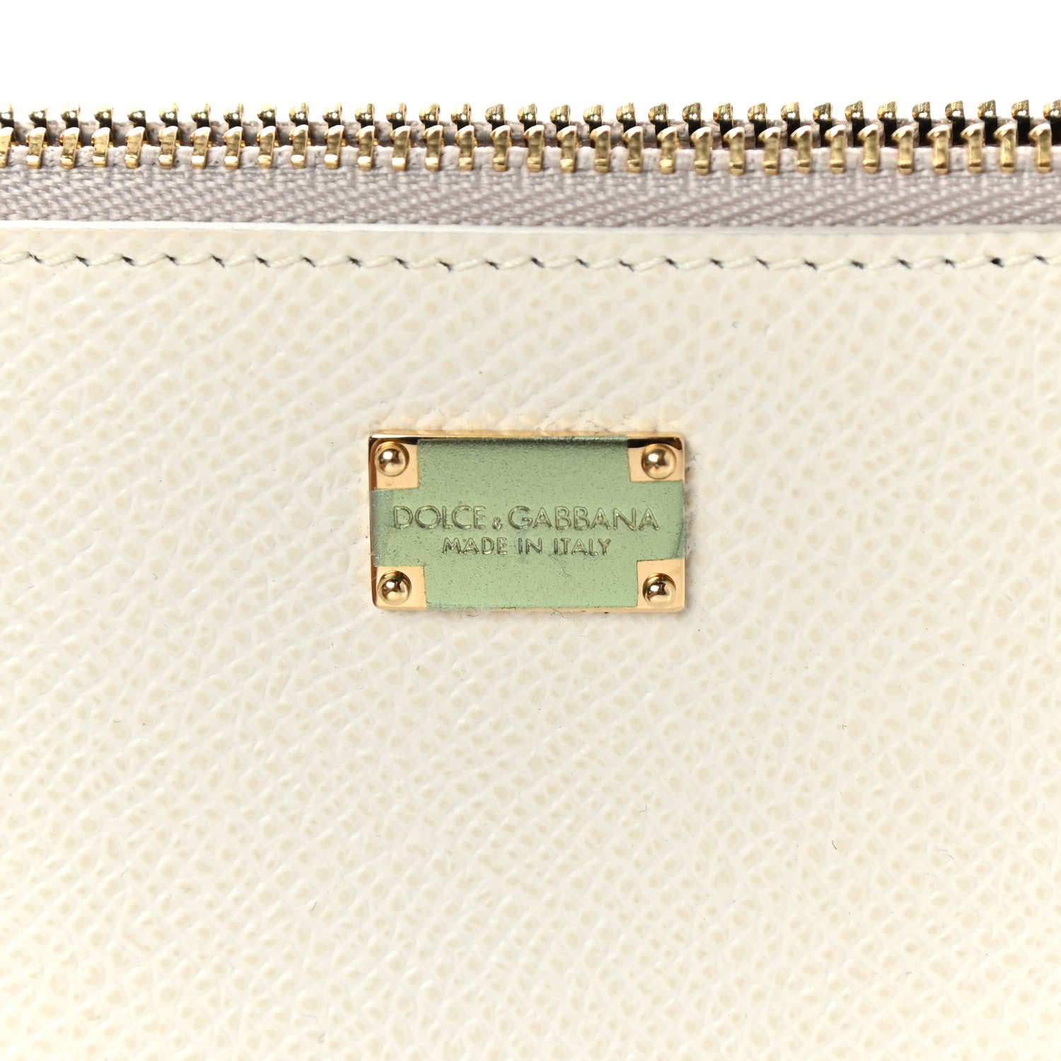 Dolce & Gabbana Dauphine Zip Clutch Bag White 6 of 6