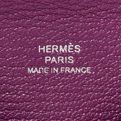 Hermes Chevre Mysore Calvi Card Case Anemone 6 of 8
