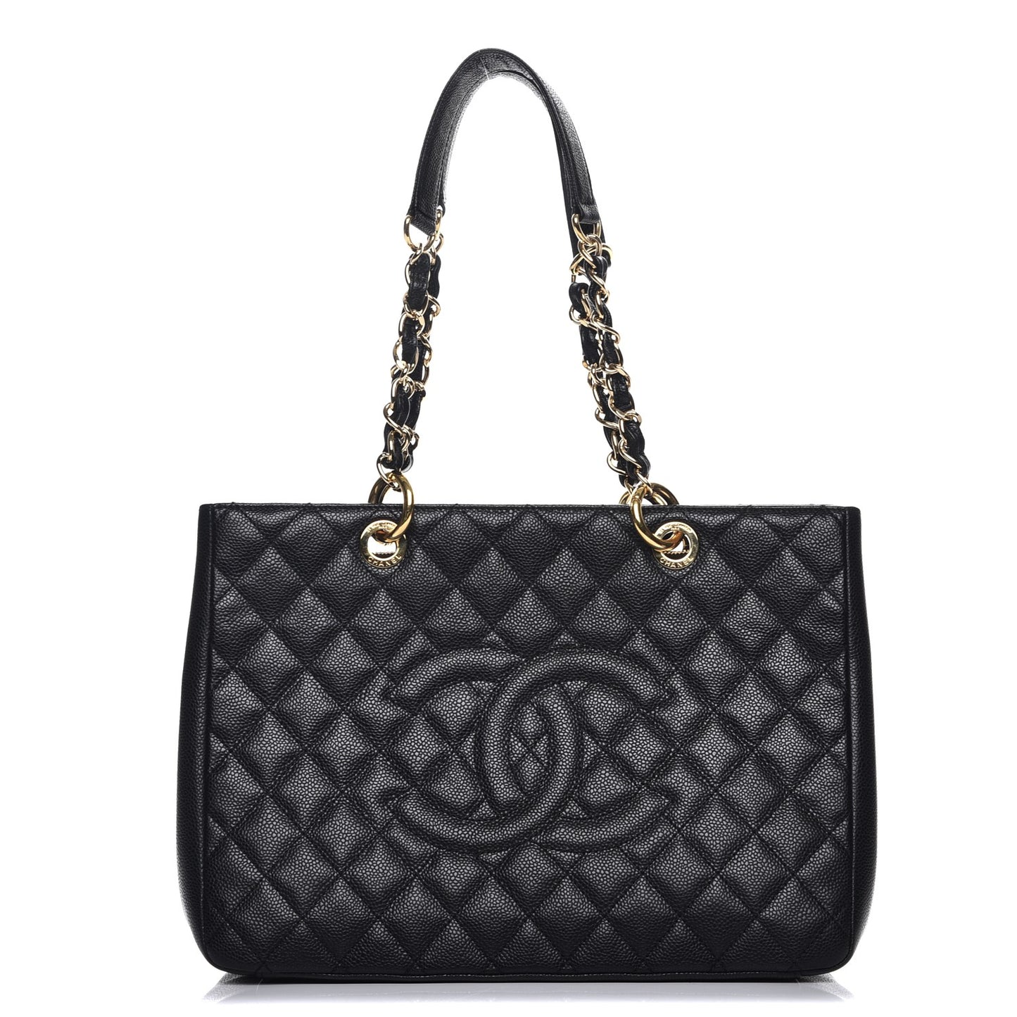 Caviar Grand Shopping Tote GST Black