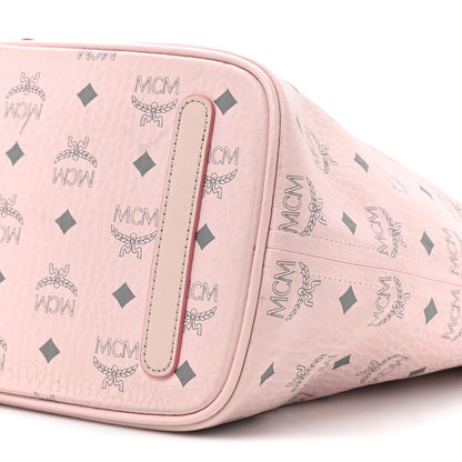 MCM Visetos Large Liz Reversible Shopper Tote Pink 11 of 21