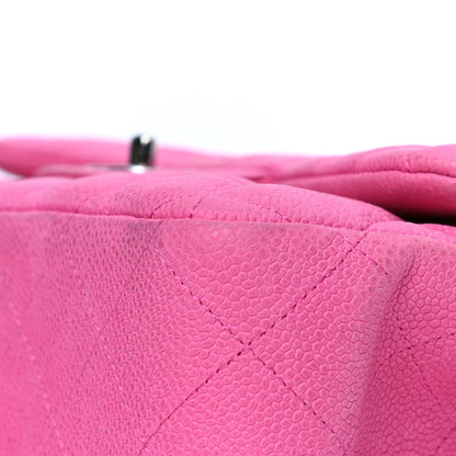 Chanel Iridescent Caviar Quilted Jumbo Double Flap Pink 5 of 5