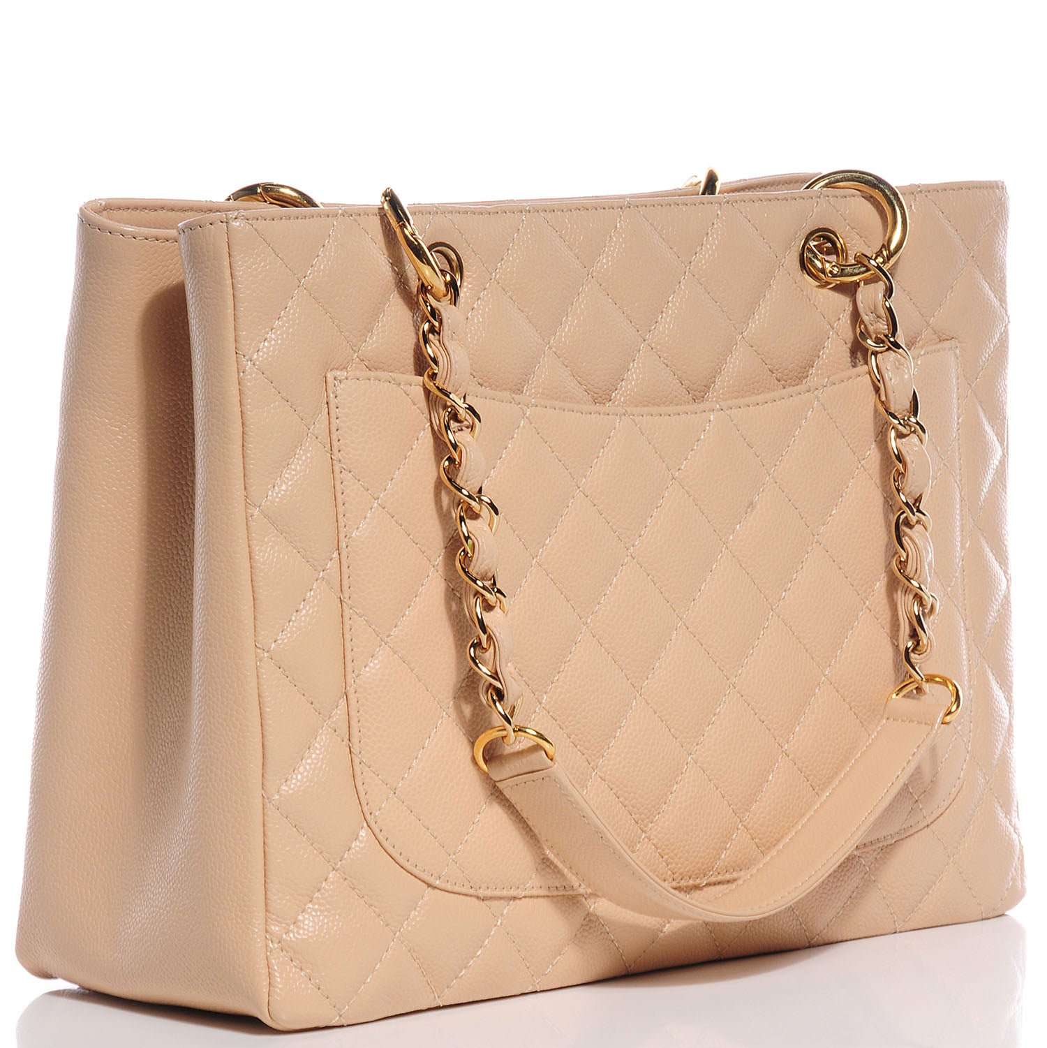 Chanel Caviar Grand Shopping Tote GST Beige Clair 3 of 7