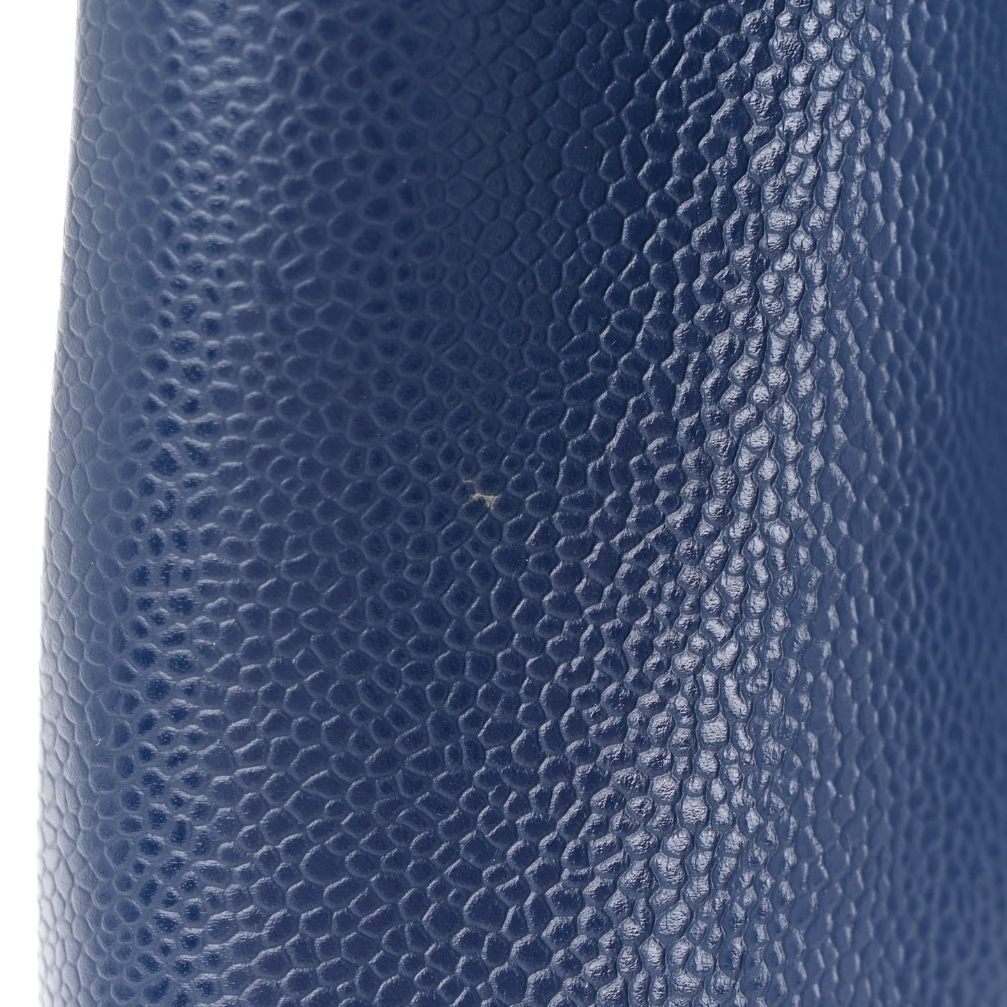 Caviar Quilted Grand Shopping Tote GST Dark Navy Blue