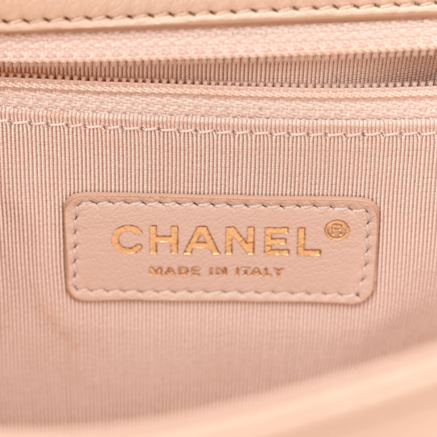 Chanel Caviar Quilted Large Studded Flap Beige 6 of 13