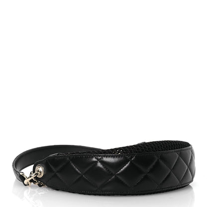 Chanel Mesh Shiny Lambskin Chain Hobo Black 5 of 16