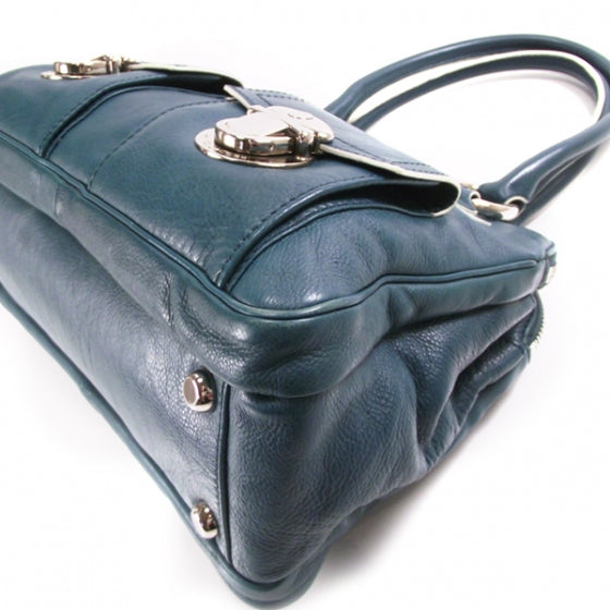 Marc Jacobs Leather BlakeTote Peacock Blue 5 of 11